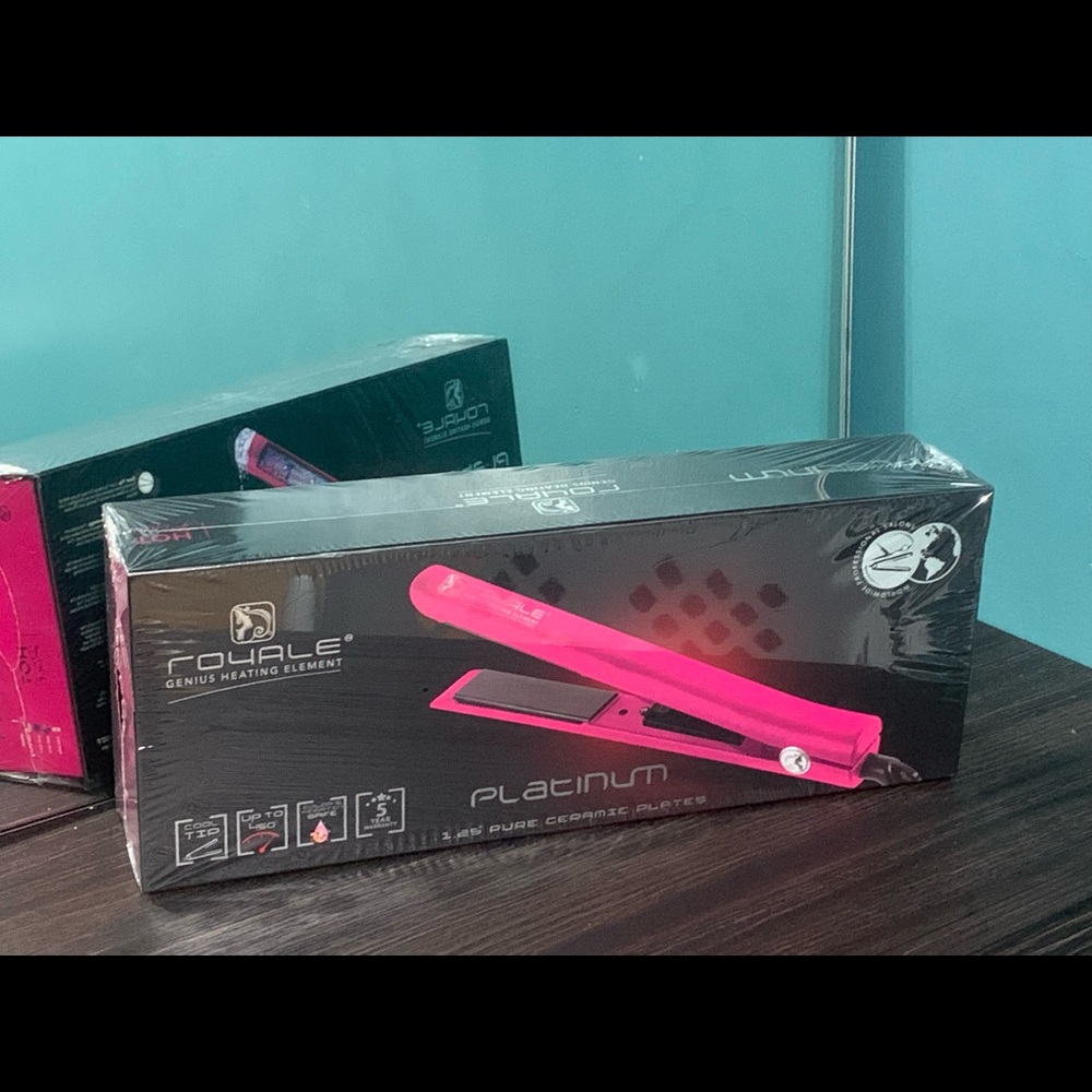 Platinum Genius Heating Element Hair Straightener with 100% Ceramic Plates